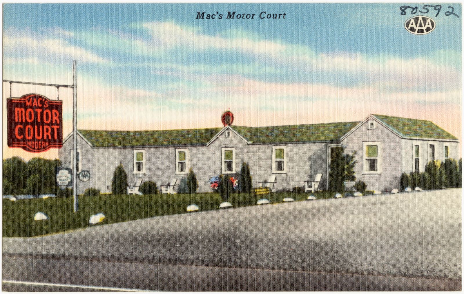 Mac's Motor Court, Boston Public Library - undated