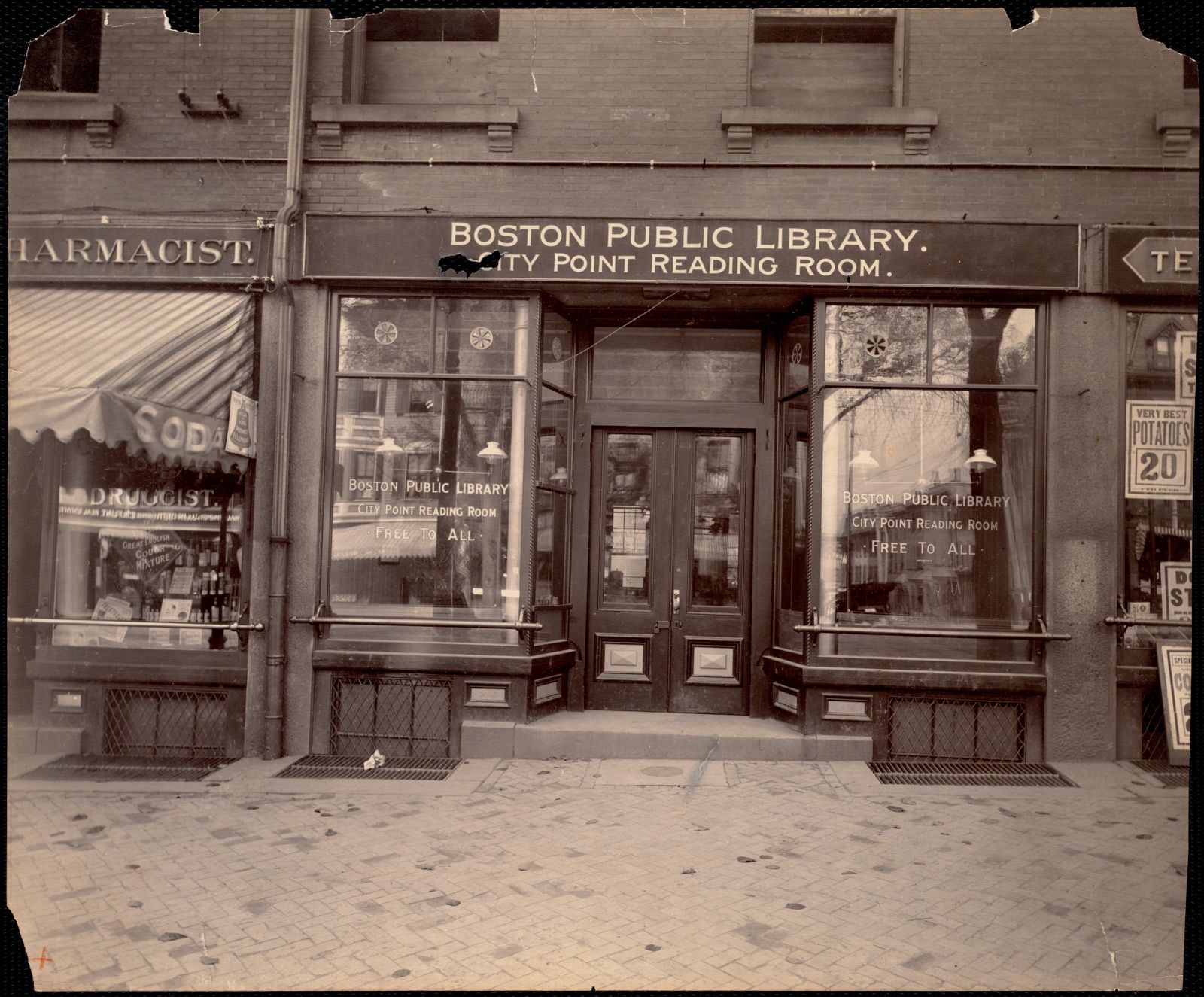 City Point - old quarters, Boston Public Library - undated