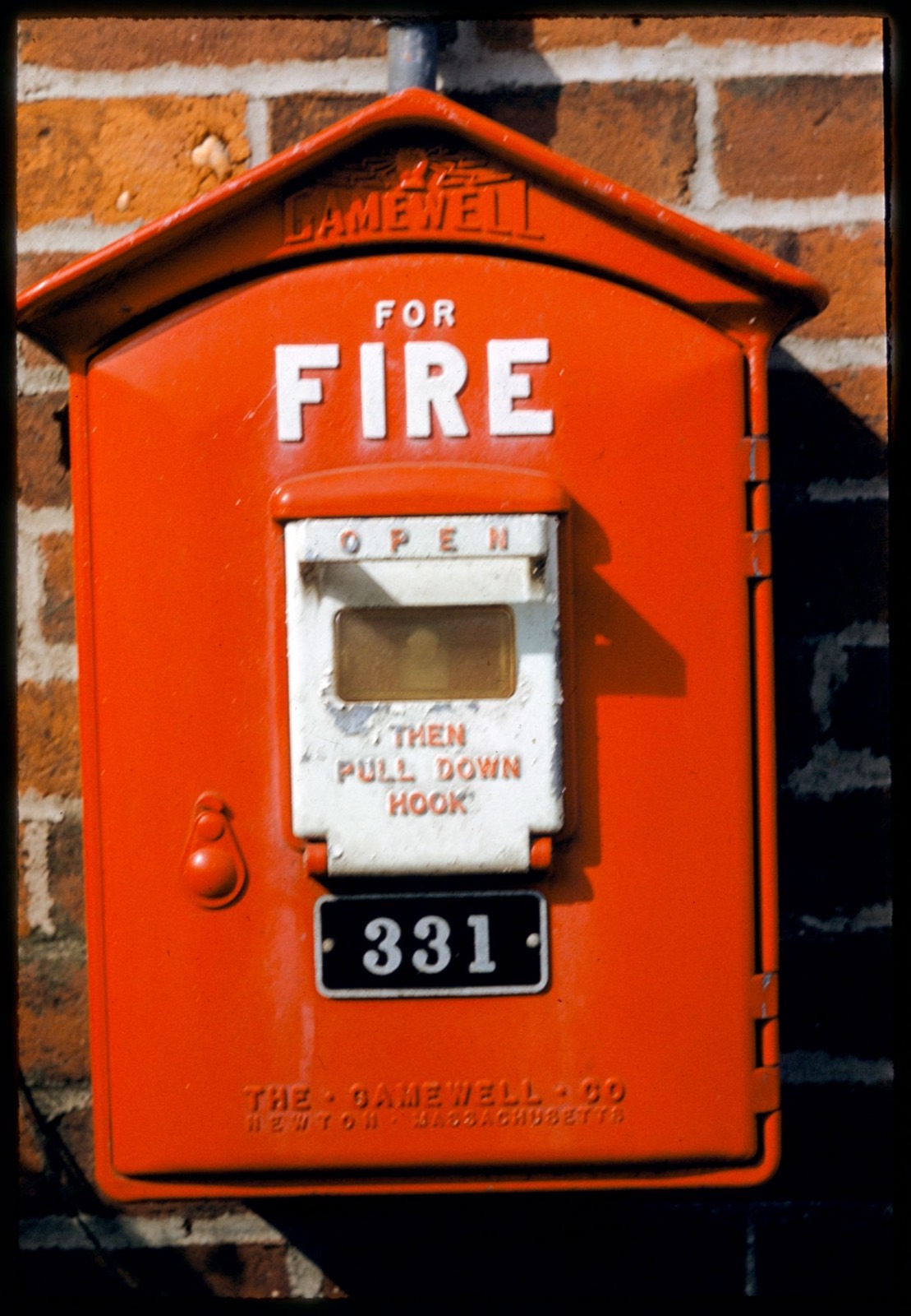 Nantucket fire box, Boston Public Library - undated