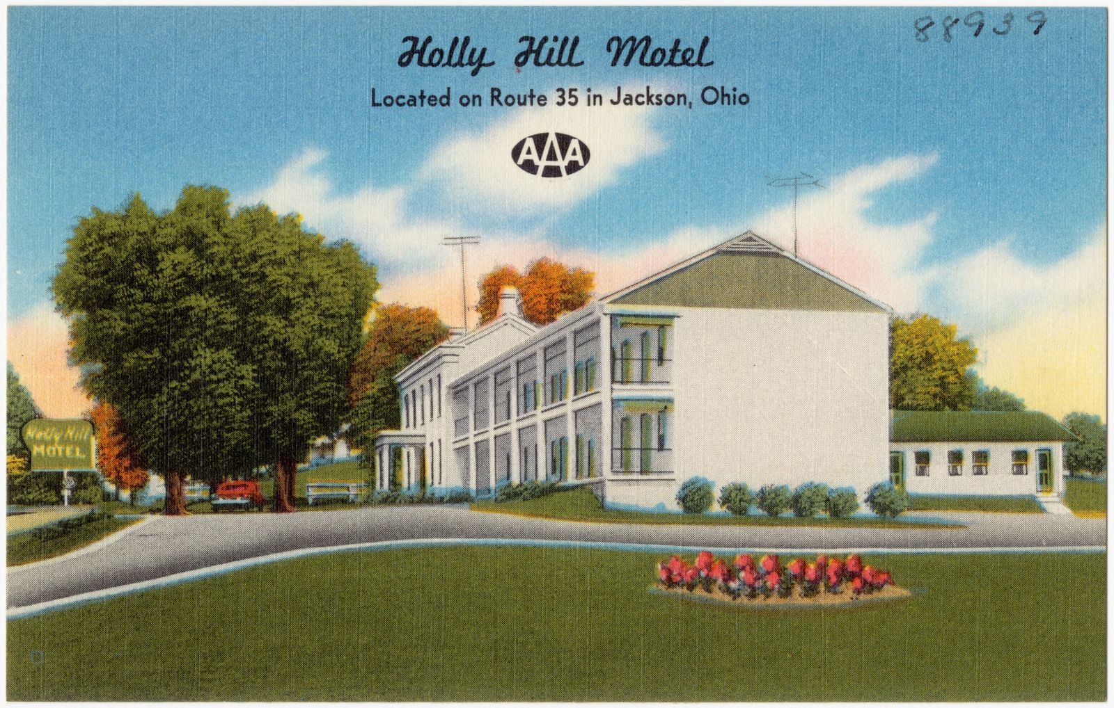 Holly Hill Motel, located on Route 35 in Jackson, Ohio, Boston Public Library - undated