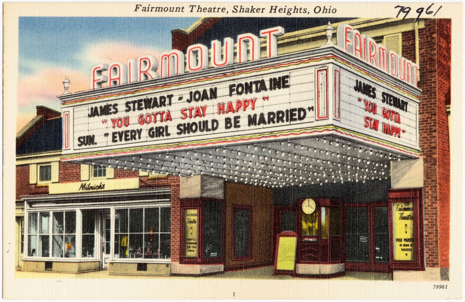 Fairmount Theatre, Shaker Heights, Ohio, Boston Public Library - undated