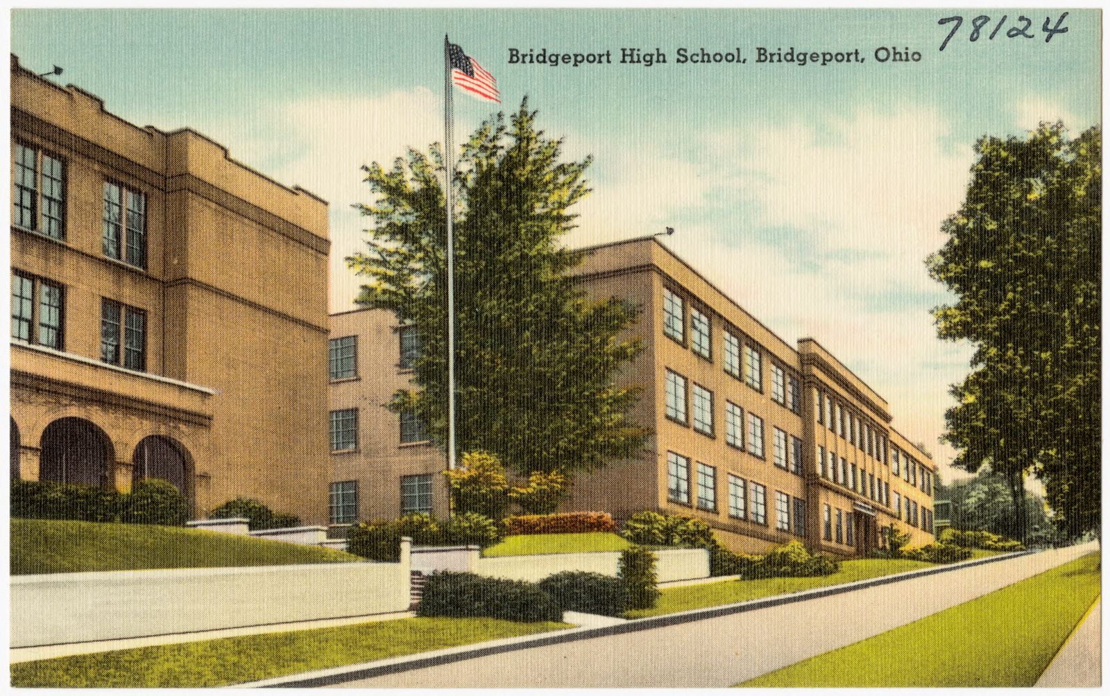 Bridgeport High School, Bridgeport, Ohio, Boston Public Library - undated