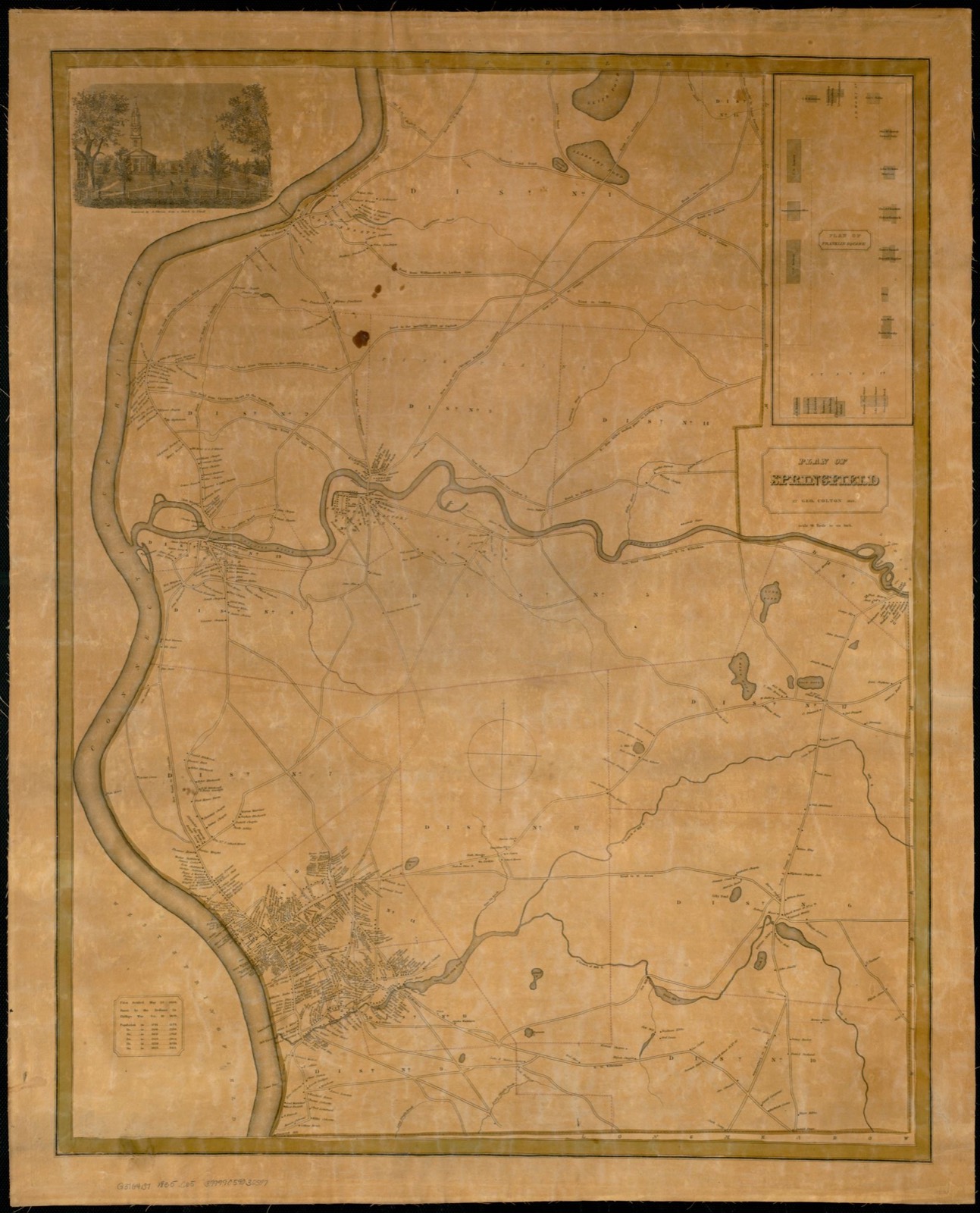 Plan of Springfield, Boston Public Library - undated