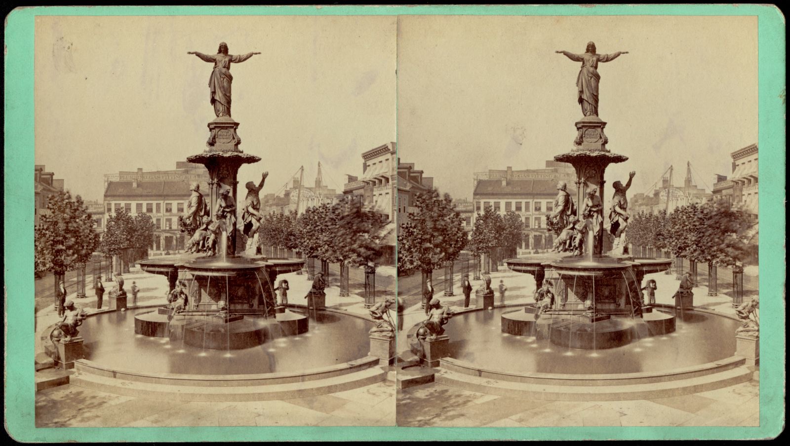 The Tyler Davidson Fountain, Boston Public Library - undated
