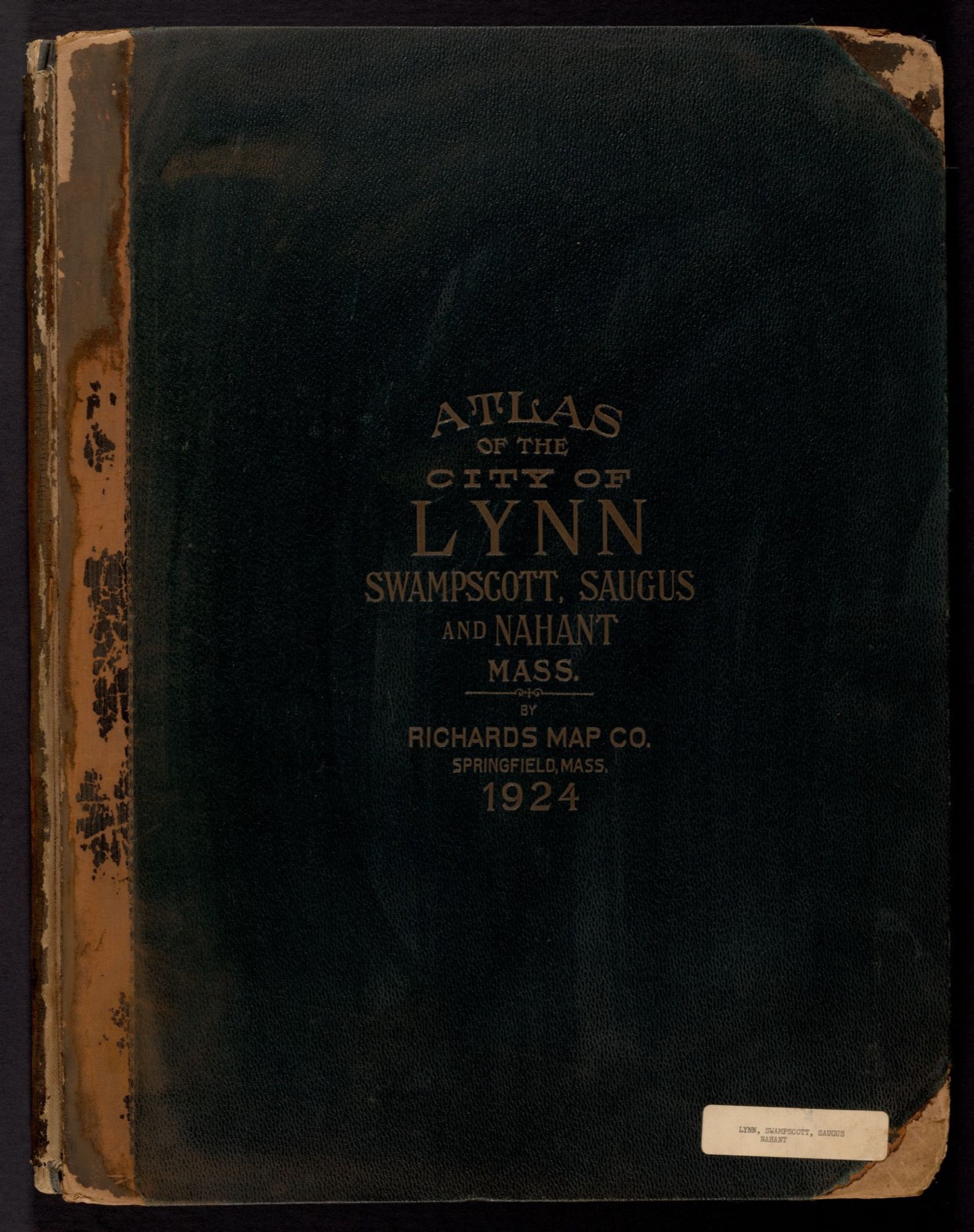 Richards standard atlas of the city of Lynn and the towns of Swampscott, Saugus and Nahant, Massachusetts from official records, private plans and actual surveys, Boston Public Library - undated