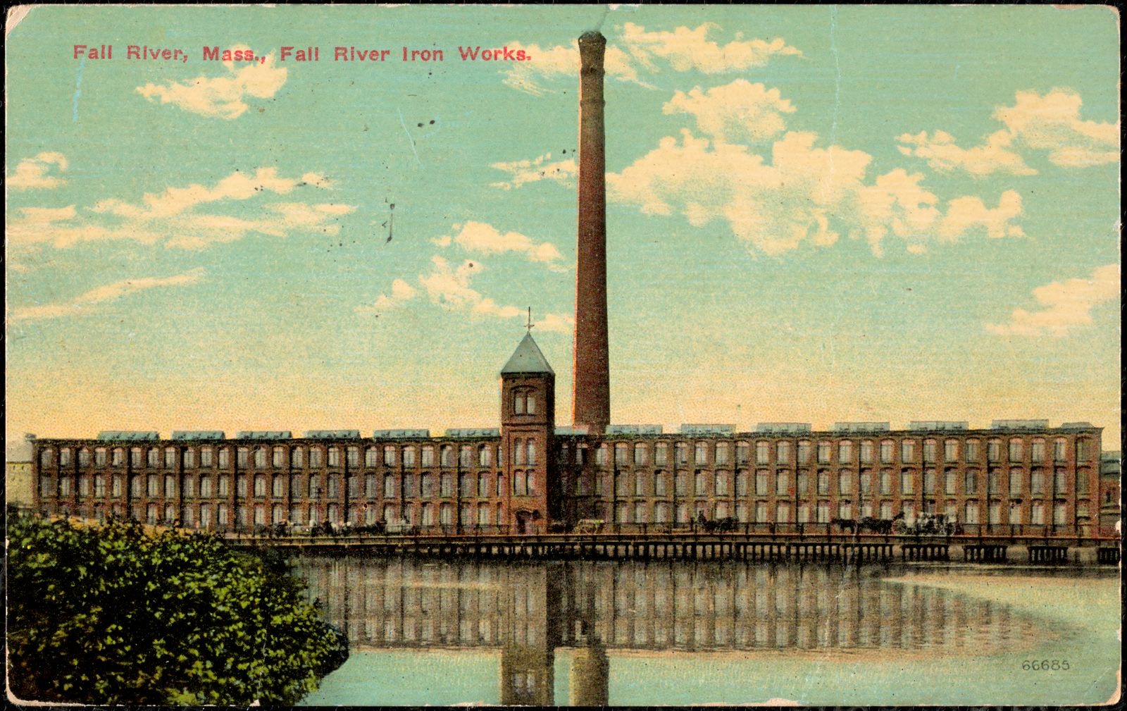 Fall River, Mass. Fall River Iron Works, Fall River Public Library - undated