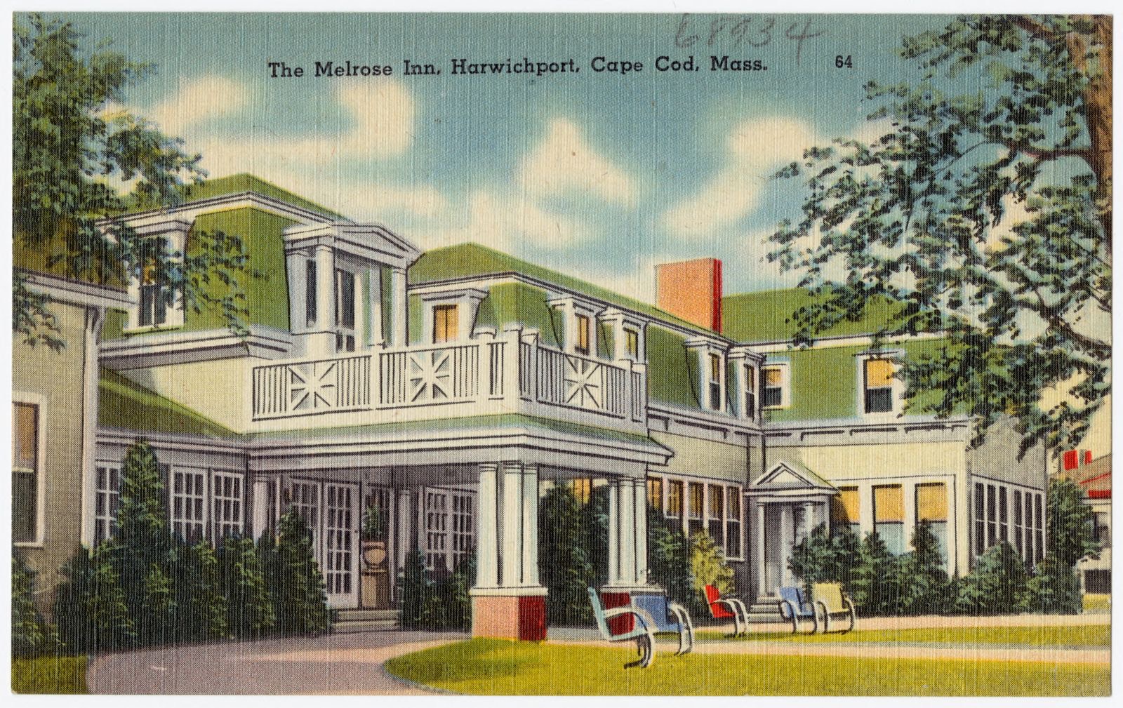 The Melrose Inn, Harwichport, Cape Cod, Mass., Boston Public Library - undated
