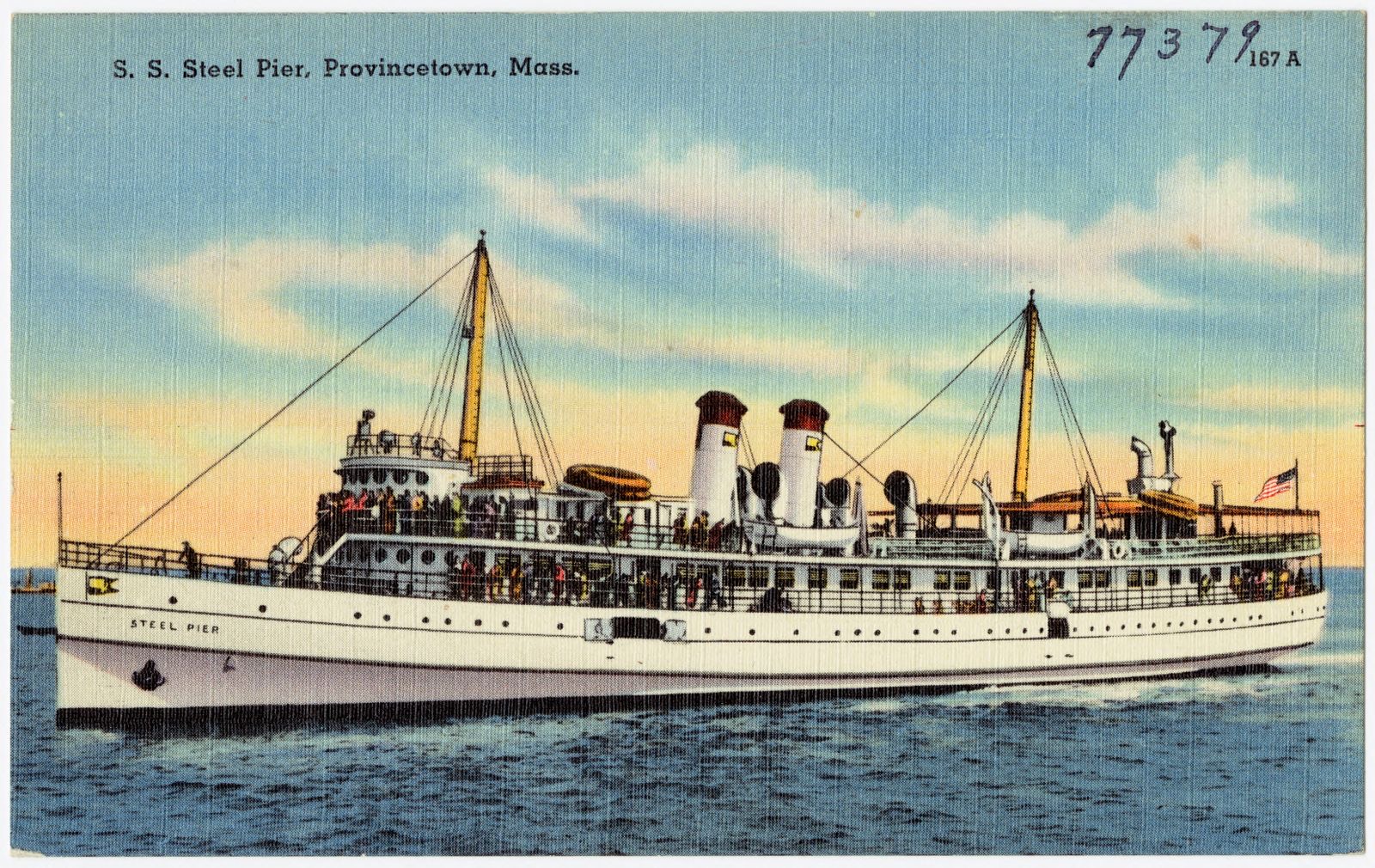 S. S. Steel Pier, Provincetown, Mass., Boston Public Library - undated