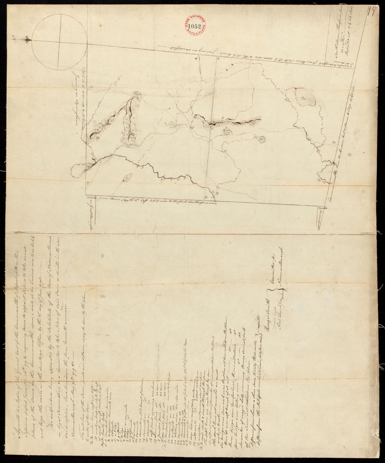 Plan of New Marlborough, surveyor's name not given, dated 1794-5., Massachusetts Archives - undated