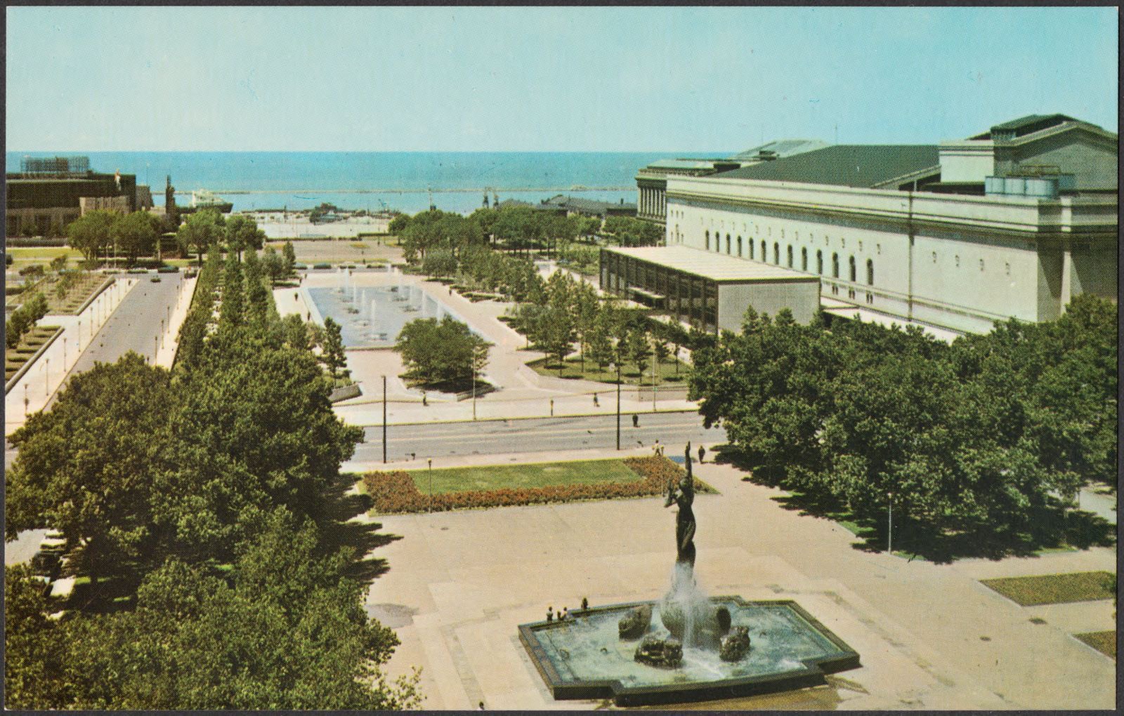 Public Mall - Cleveland, Ohio, Boston Public Library - undated