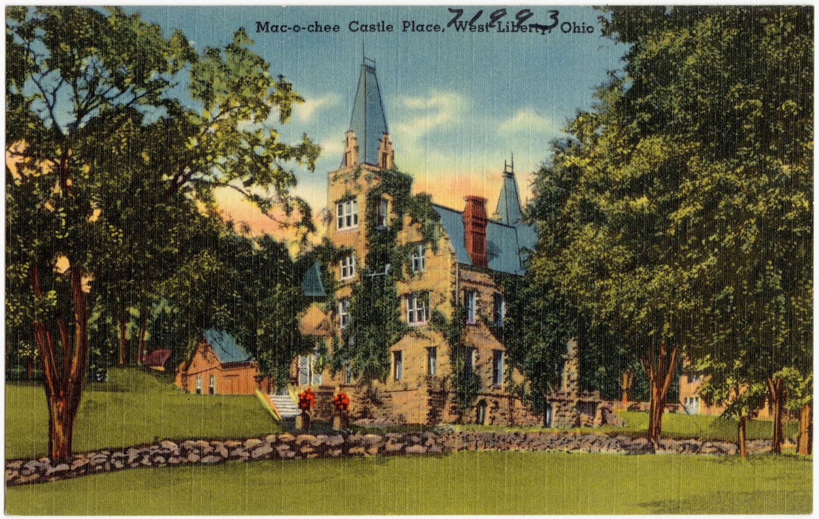 Mac-o-chee Castle Place, West Liberty, Ohio, Boston Public Library - undated