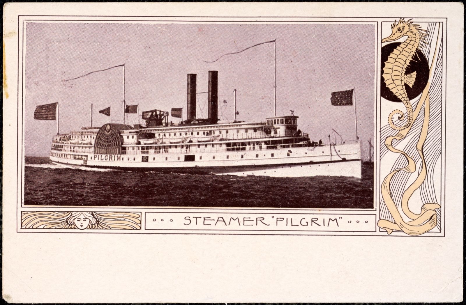 Steamer "Pilgrim", Fall River Public Library - undated