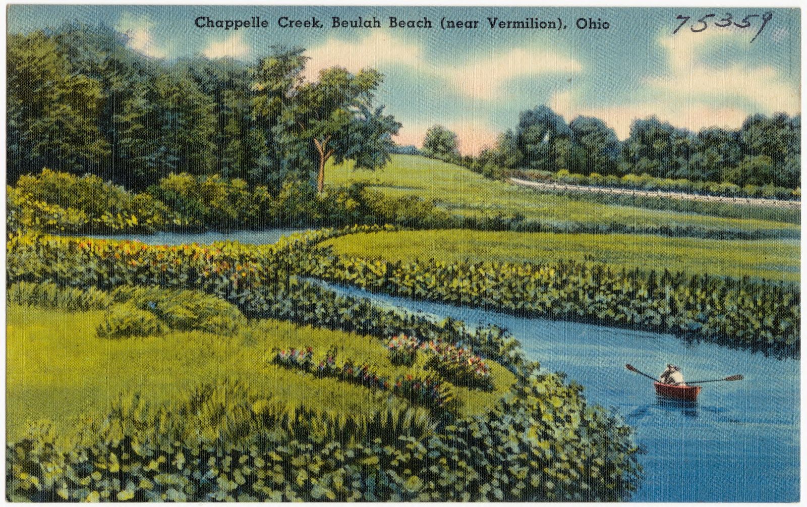Chappelle Creek, Beulah Beach (near Vermilion), Ohio, Boston Public Library - undated