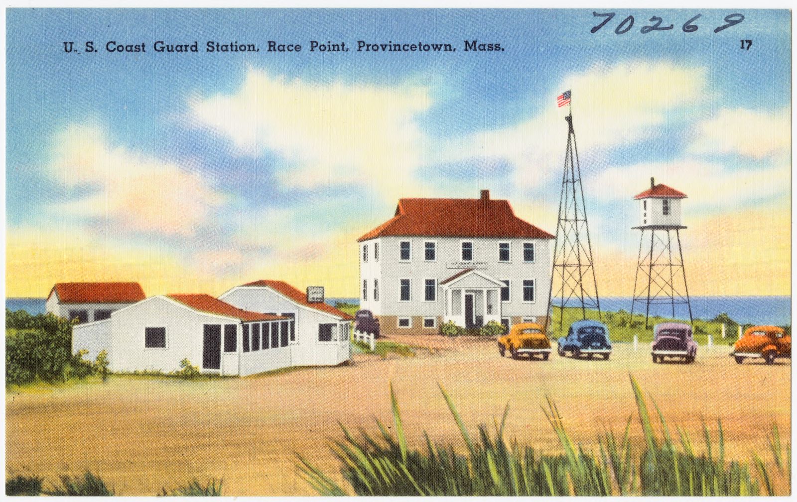 U. S. Coast Guard Station, Race Point, Provincetown, Mass., Boston Public Library - undated