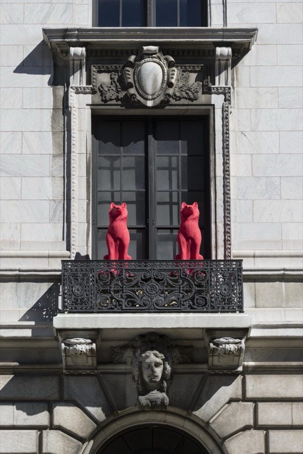 Detail from the Cleveland Public Library's main building in Cleveland, Ohio