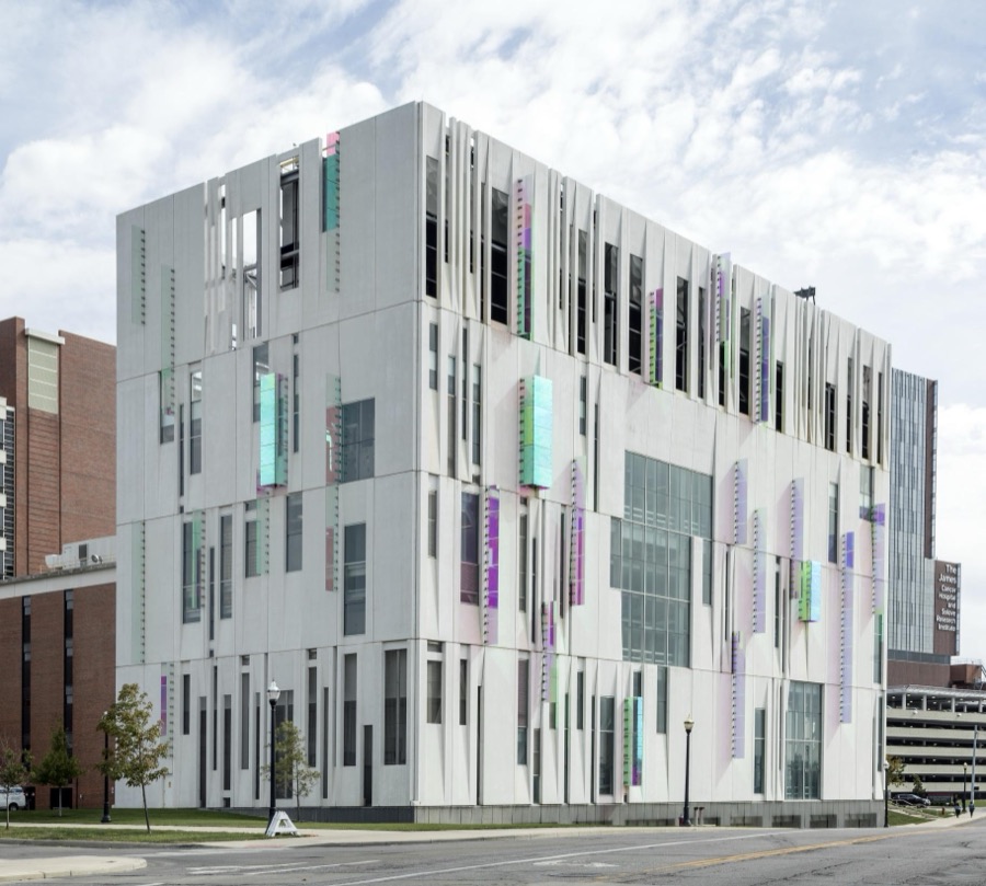 Ohio State University's art expressionist-style plant in Columbus, Ohio