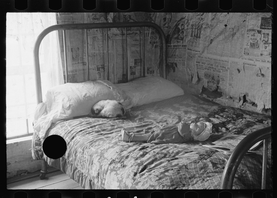 Interior of rehabilitation client's house, Jackson, Ohio