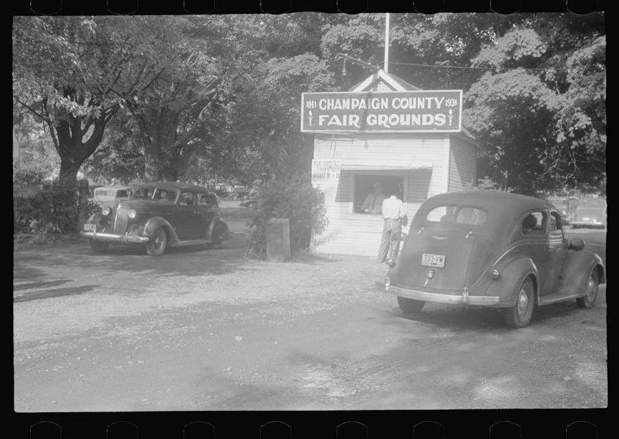 Entrance to Champaign County Fair, Ohio