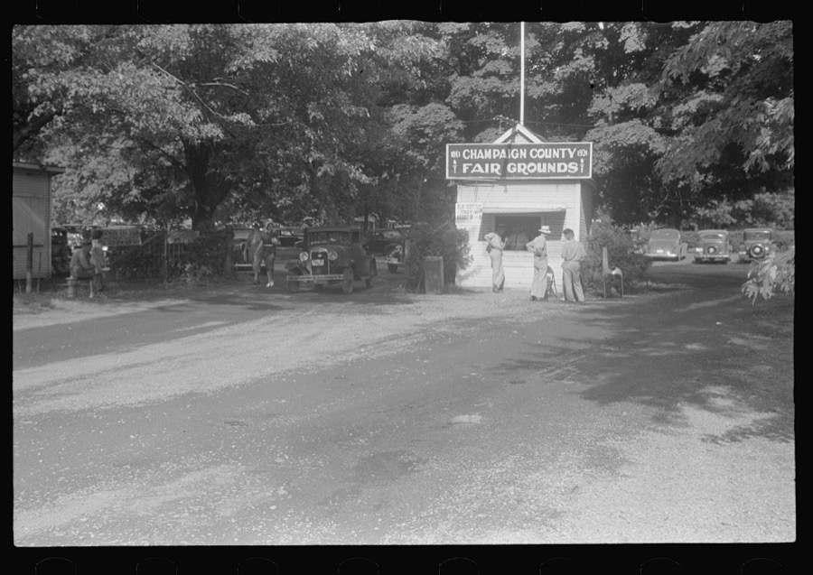 Entrance to Champaign County Fair, Ohio