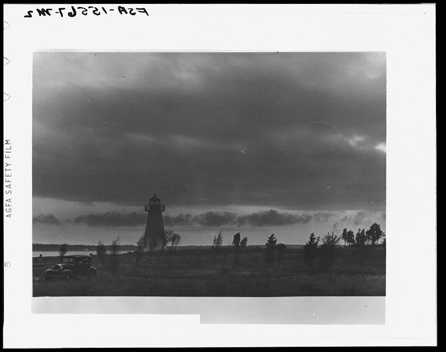 Lighthouse on Buzzard's Bay. Mattapoisett, Massachusetts