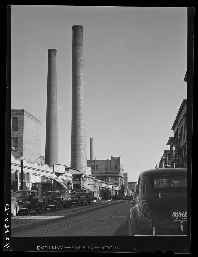 A street in Lowell, Massachusetts
