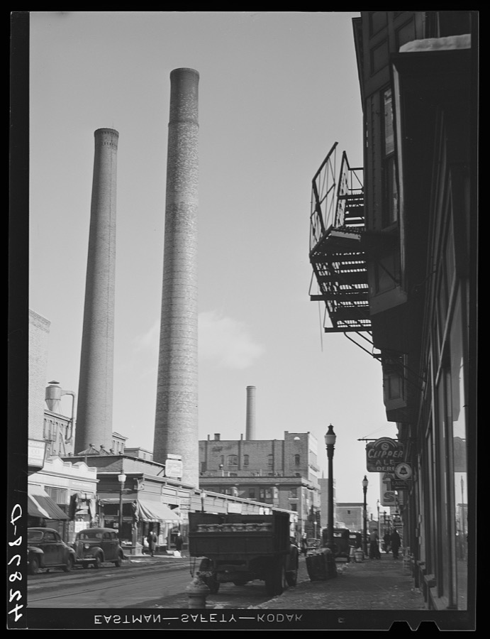 A street in Lowell, Massachusetts