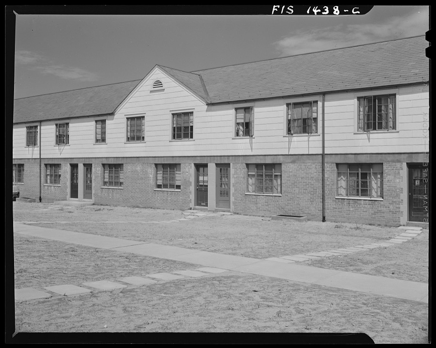 New Bedford, Massachusetts. Federal housing project for low income group