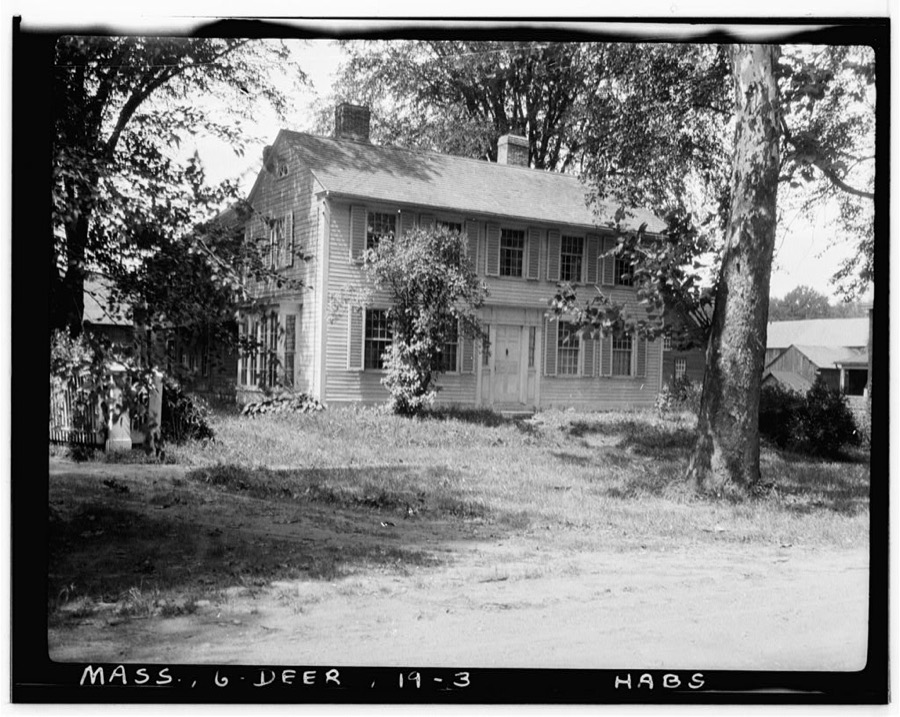 Benjamin Ray House, Old Deerfield Street, Deerfield, Franklin County, MA