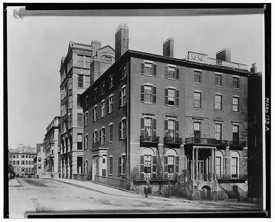 Amory-Ticknor House, 9 Park Street, Boston, Suffolk County, MA