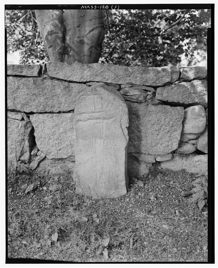 Milestones C, F, G, K, FFF & JJJ, Various Milton locations, Milton, Norfolk County, MA