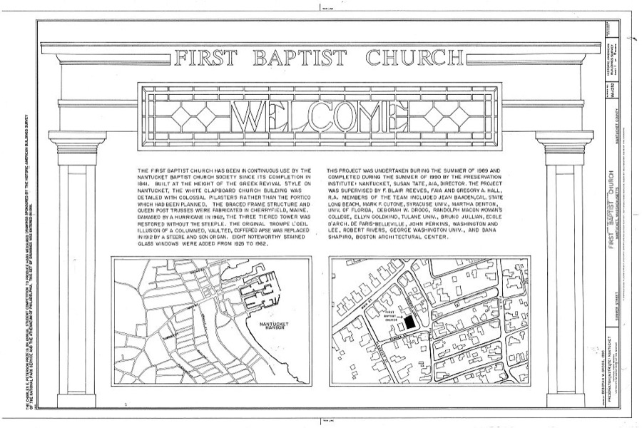 First Baptist Church, 1 Summer Street, Nantucket, Nantucket County, MA