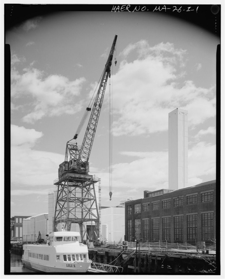 General Dynamics Corporation Shipyard, American Revolver Crane, 97 East Howard Street, Quincy, Norfolk County, MA
