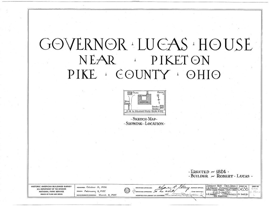 Governor Lucas House, Piketon, Pike County, OH