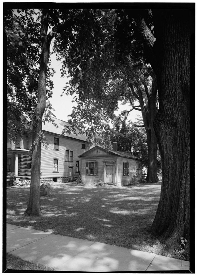 Joshua R. Giddings Law Office, Chestnut & Walnut Streets, Jefferson, Ashtabula County, OH