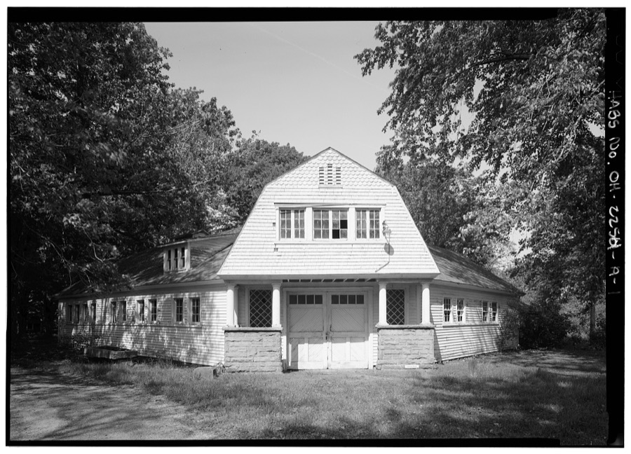 Lawnfield, Carriage House & Gasholder, 8095 Mentor Avenue (U.S. Route 20), Mentor, Lake County, OH