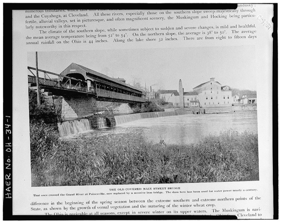 Main Street Bridge, Spanning Grand River at Main Street, Painesville, Lake County, OH