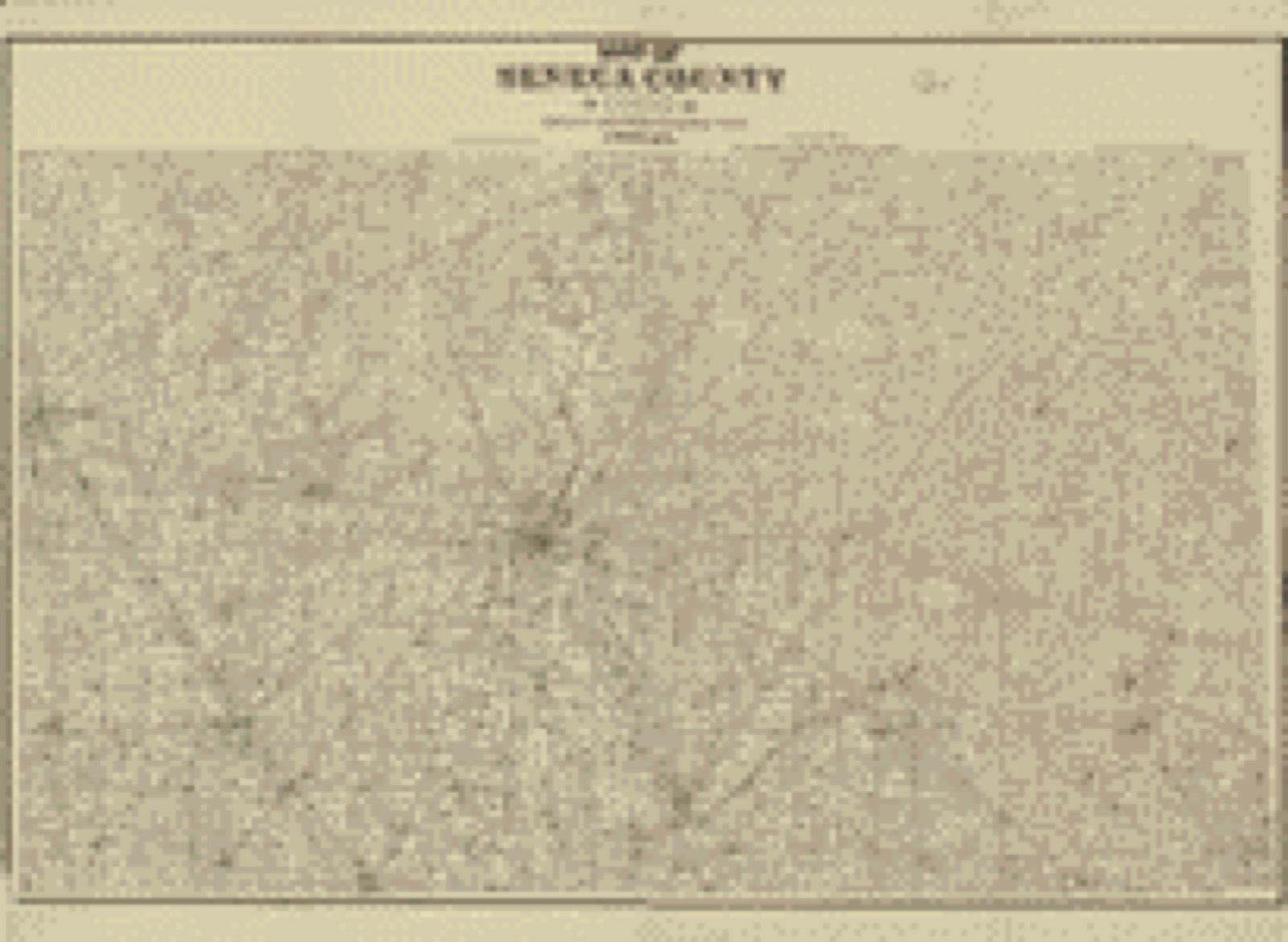 Land ownership map, 1891 - Map of Seneca County, Ohio : 1890-91