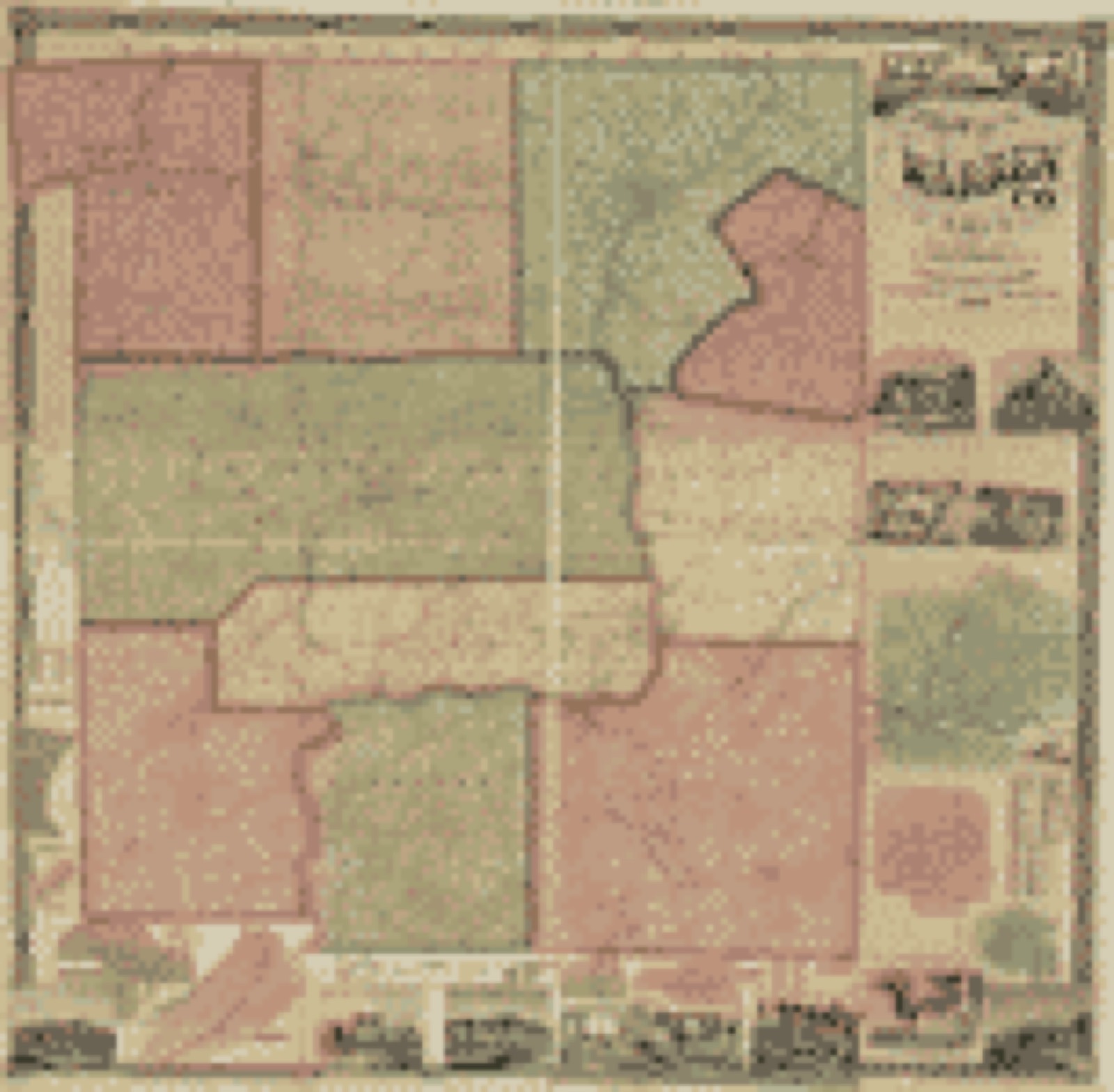 Land ownership map, 1856 - Map of Warren Co., Ohio