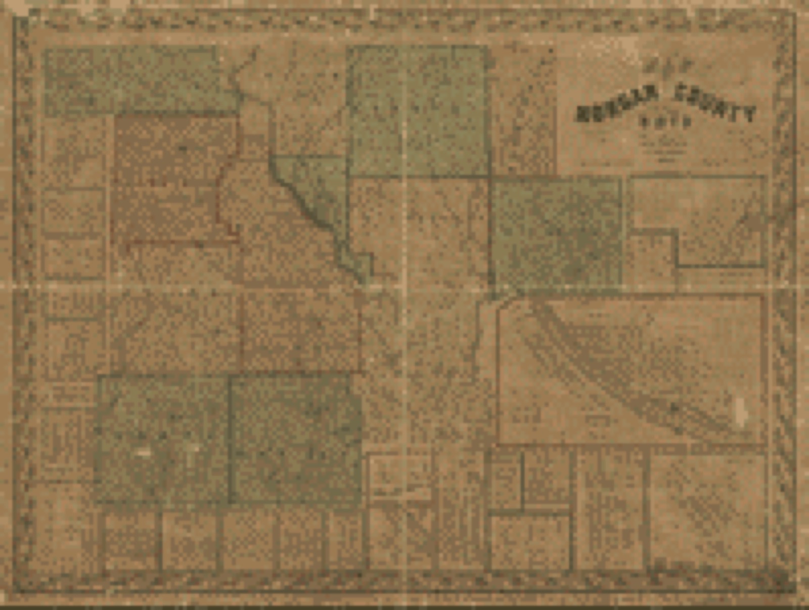 Land ownership map, 1854 - Map of Morgan County, Ohio