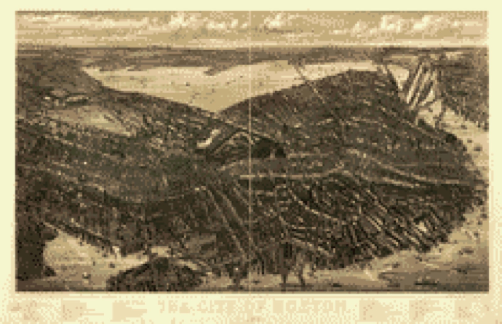 Bird's-eye view, 1879 - The city of Boston 1879