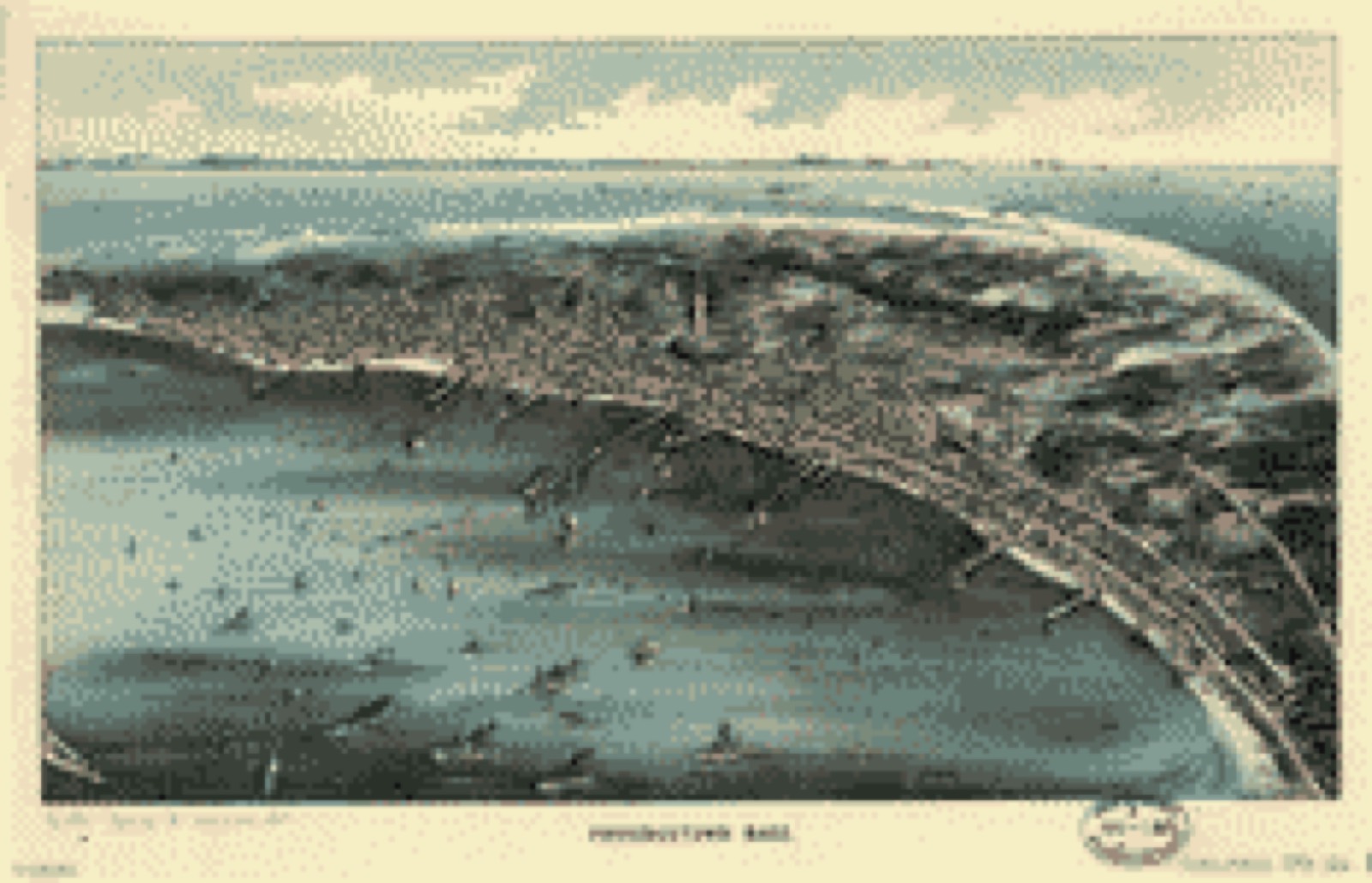 Bird's-eye view, 1910 - Provincetown, Mass
