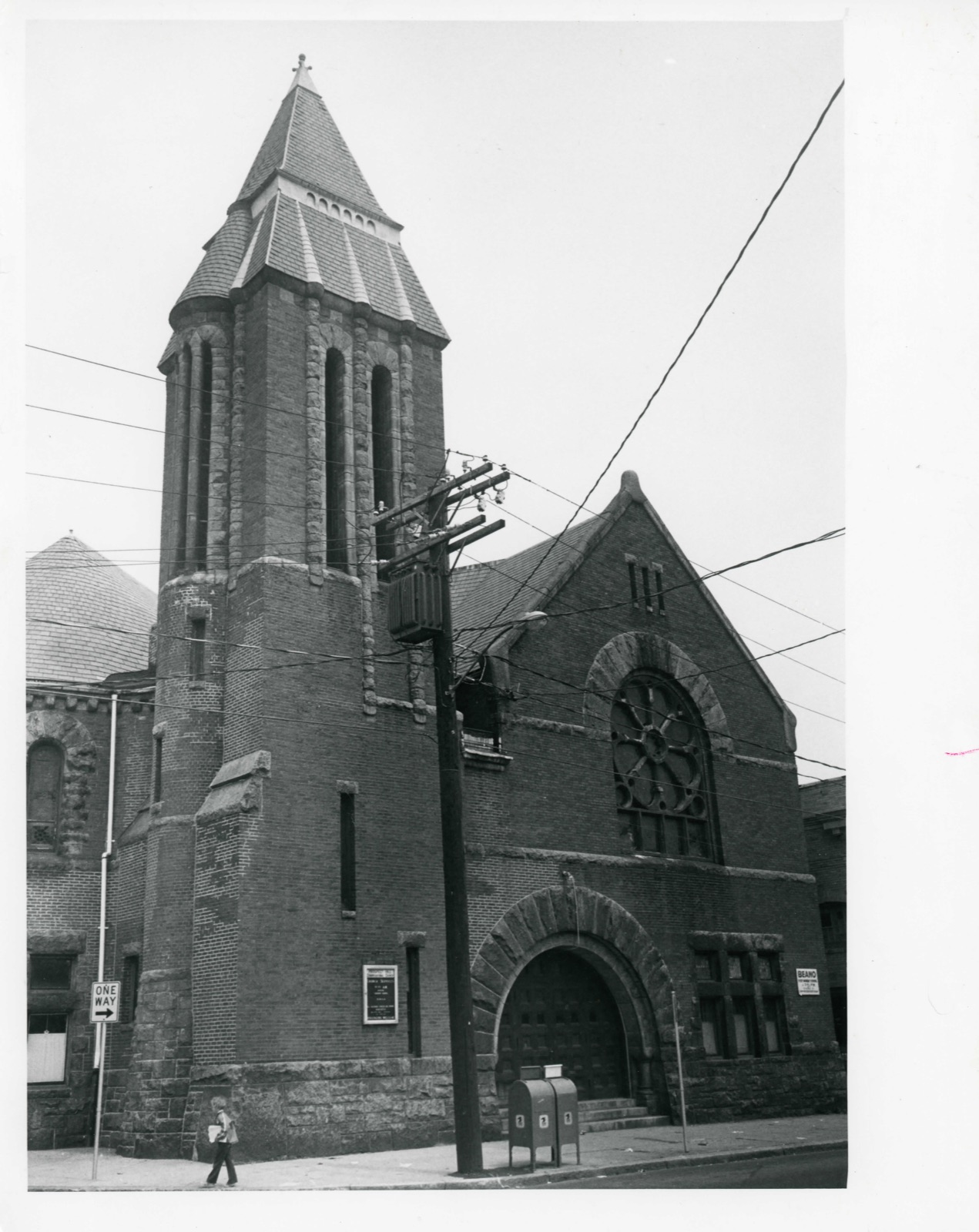 Bow Street Historic District, photograph from the federal nomination