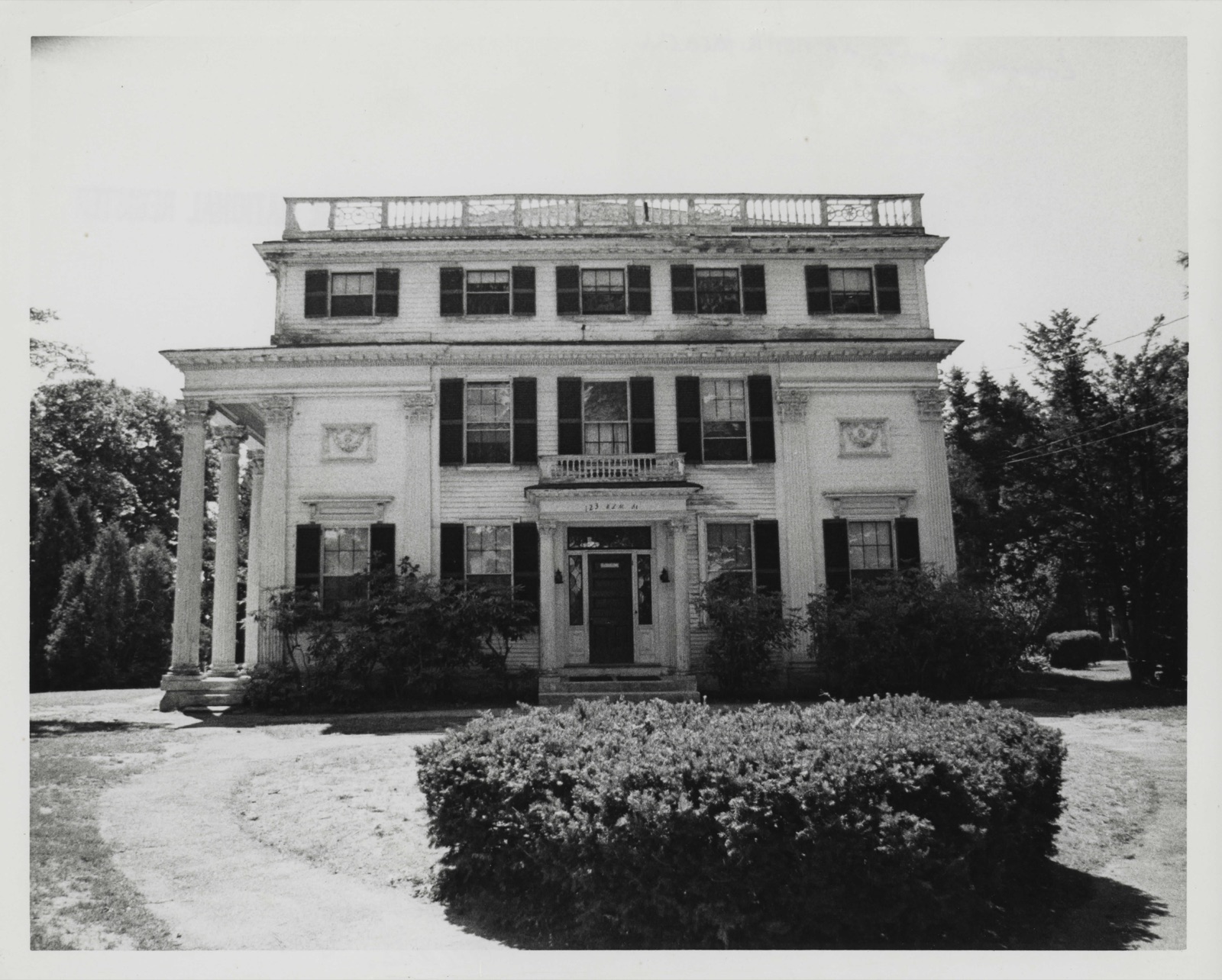 Waters, Asa, Mansion, photograph from the federal nomination