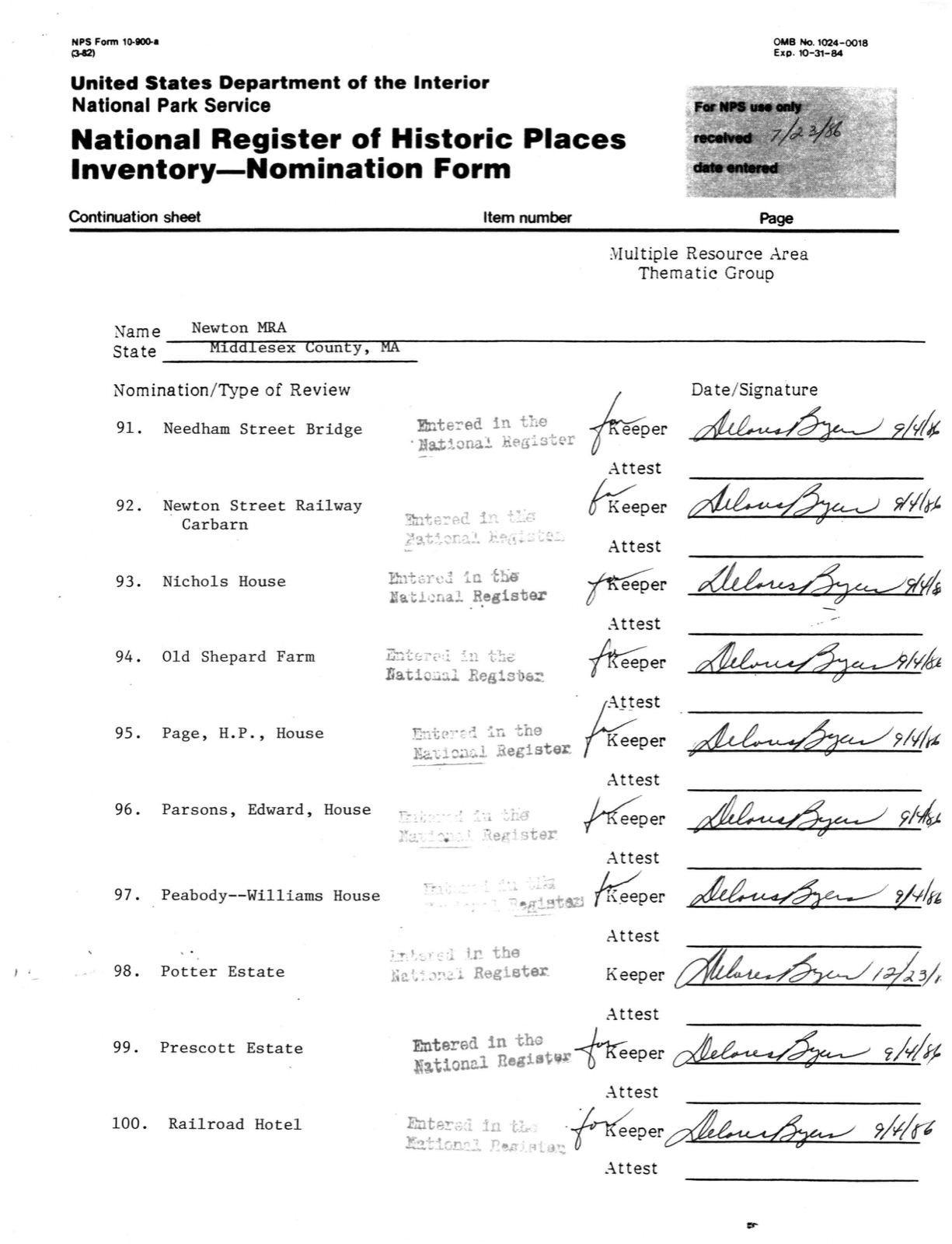 Old Shephard Farm, photograph from the federal nomination