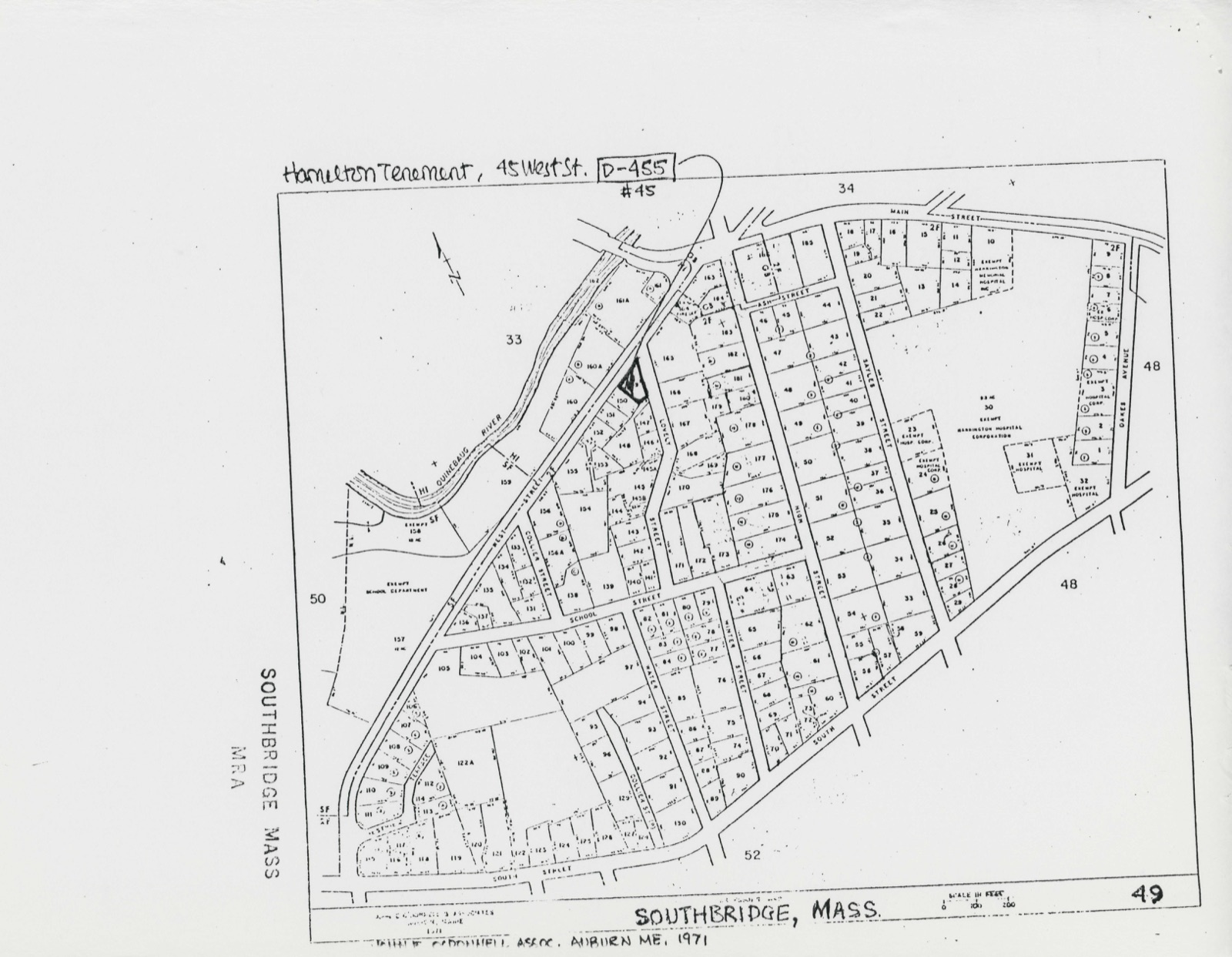 Hamilton Mill--West Street Factory Housing, photograph from the federal nomination