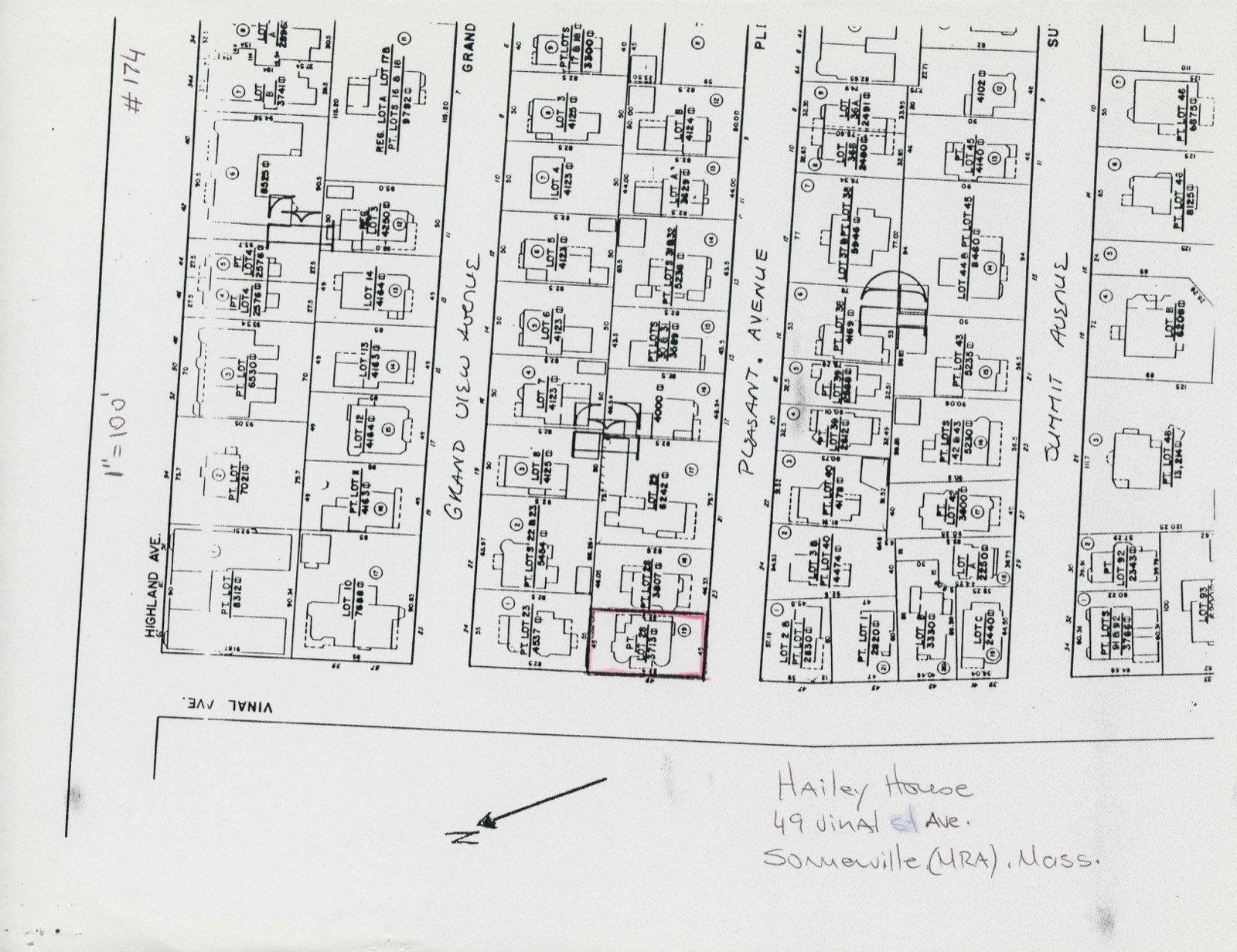 House at 49 Vinal Avenue, photograph from the federal nomination