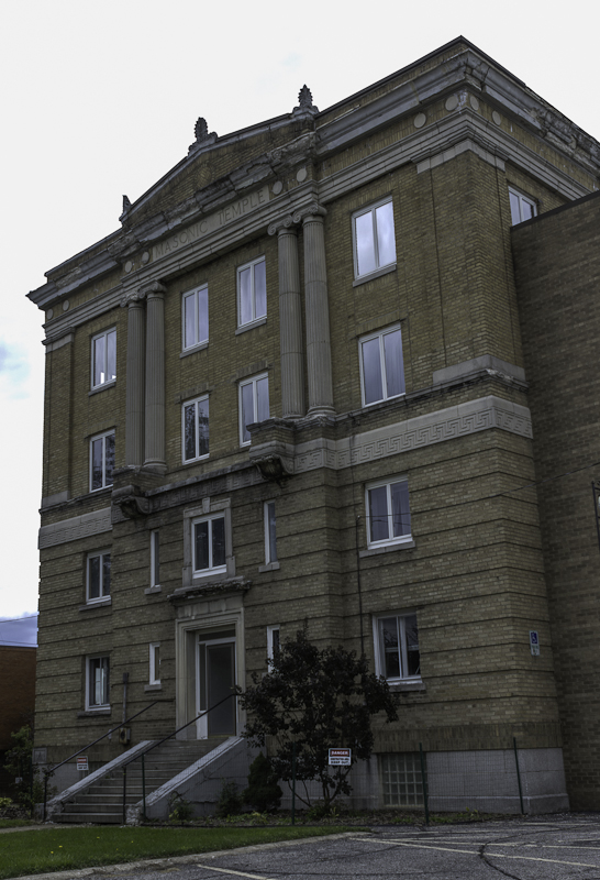 Photograph of Medina Masonic Temple and Medina Theater