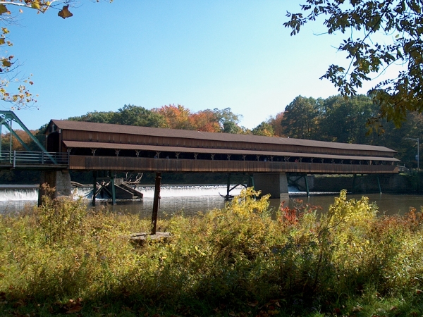 Photograph of Harpersfield Covered Bridge