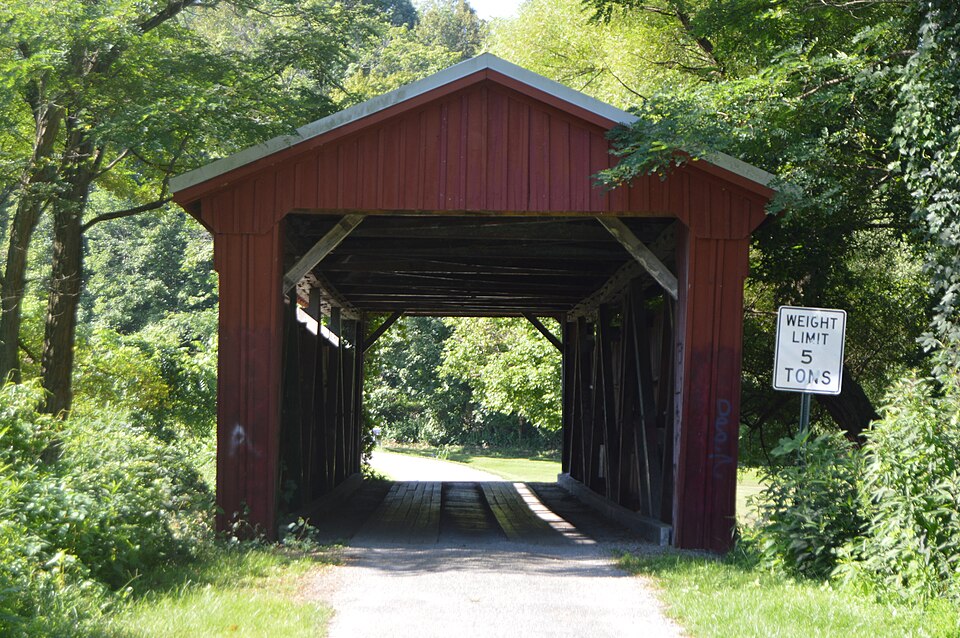 Photograph of Byer Covered Bridge