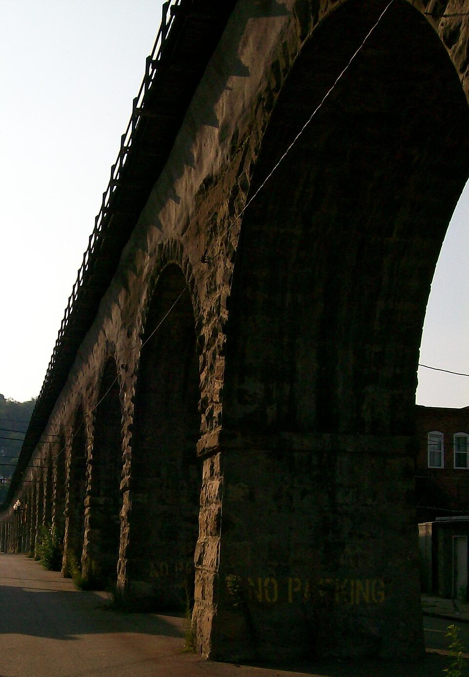 Photograph of B & O Railroad Viaduct